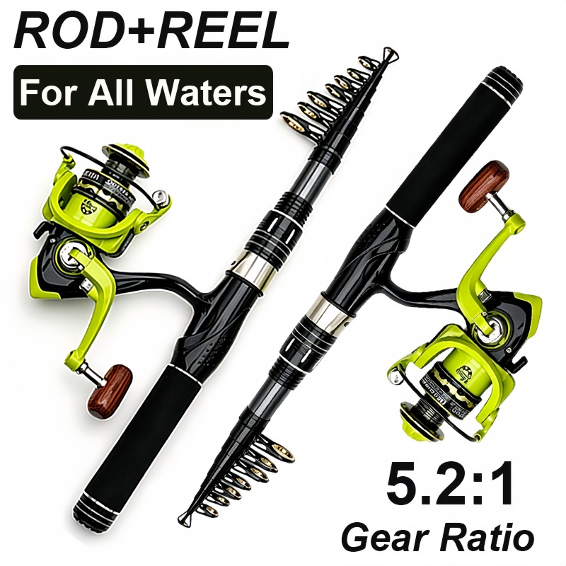 Fishing Rod Combo - Döner Mekanizmalı Olta ve Makara Seti,