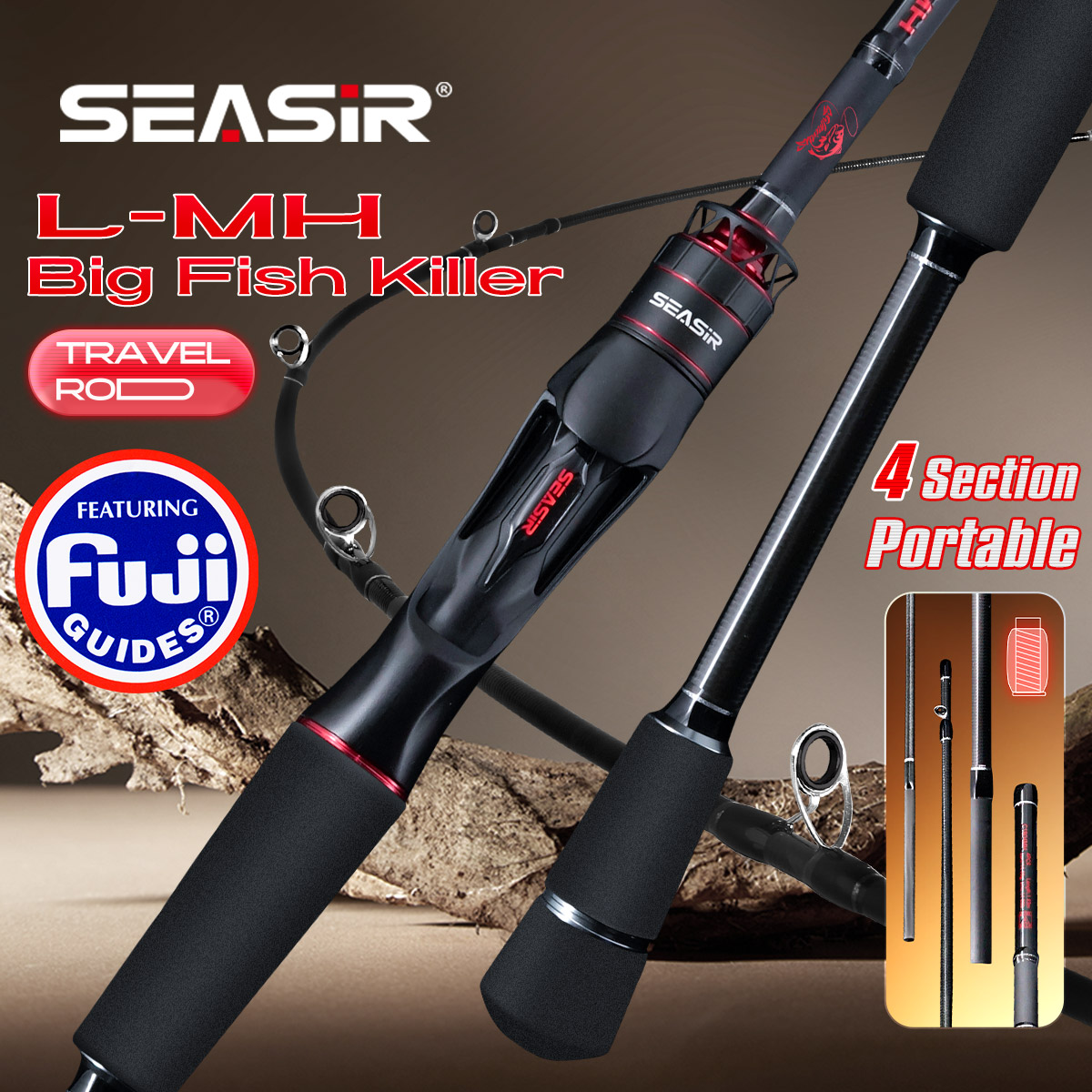 Fishing Rod Surf - Seasir Salminus XF M/MH Spin ve