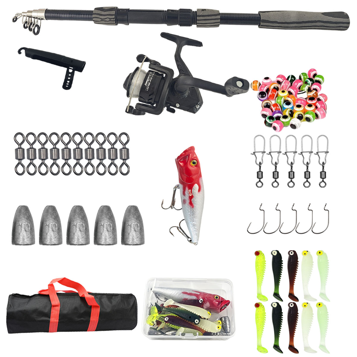 Taşınabilir, Katlanabilir Olta - Fishing Rod Combo incelemesi ve fiyatı